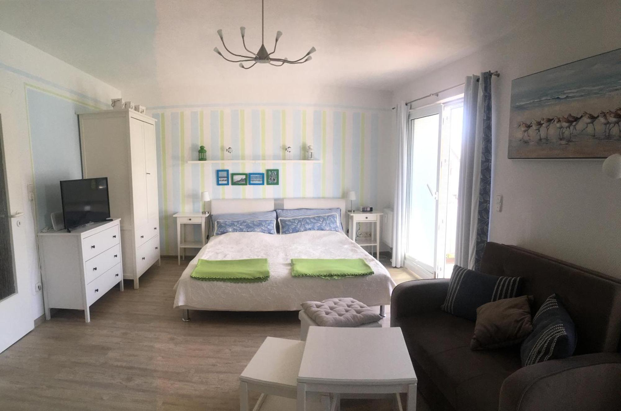 Studio 8 Im 1 Og Haus Stranddistel, Schones Studio Fur 2 Personen In Zingst, Hund Erlaubt Bagian luar foto